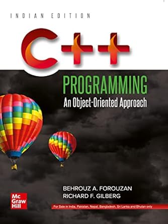 C++ Programming An Object-Oriented Approach