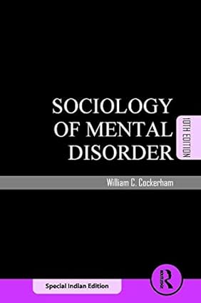 Sociology Of Mental Disorder