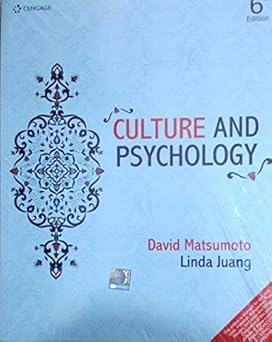 Culture And Psychology