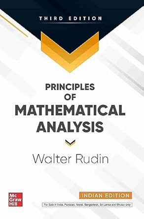 Principles of Mathematical Analysis