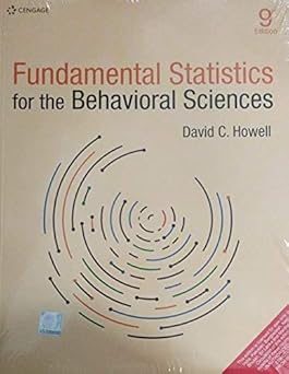 Fundamental Statistics For The Behavioral Sciences