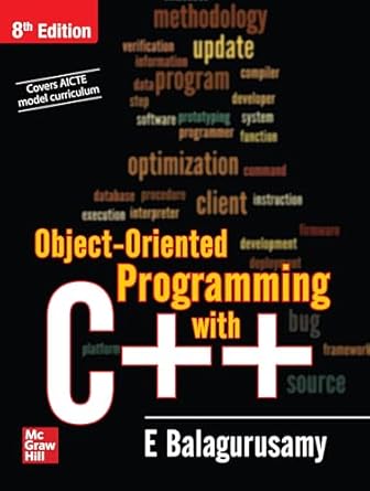 Object Oriented Programming With C++