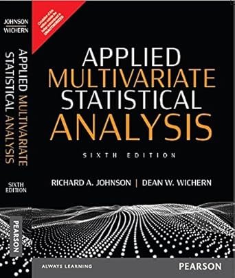 Applied Multivariate Statistical Analysis