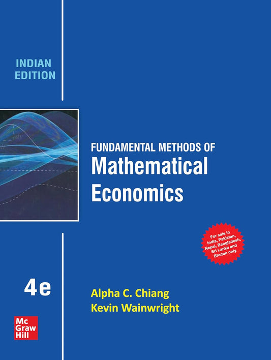 Fundamentals Methods Of Mathematical Economics