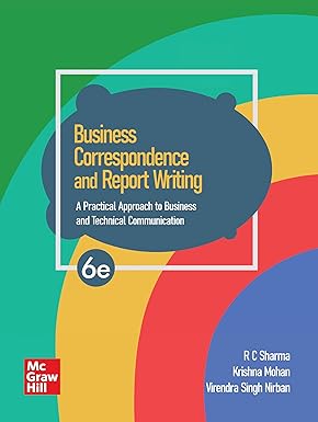 Business Correspondence And Report Writing