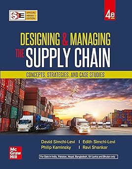 Designing & Managing the Supply Chain