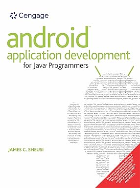 Android Application Development For Java Programmers