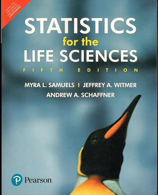 Statistics For The Life Science