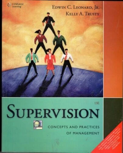 Supervision: Concepts And Practices Of Management